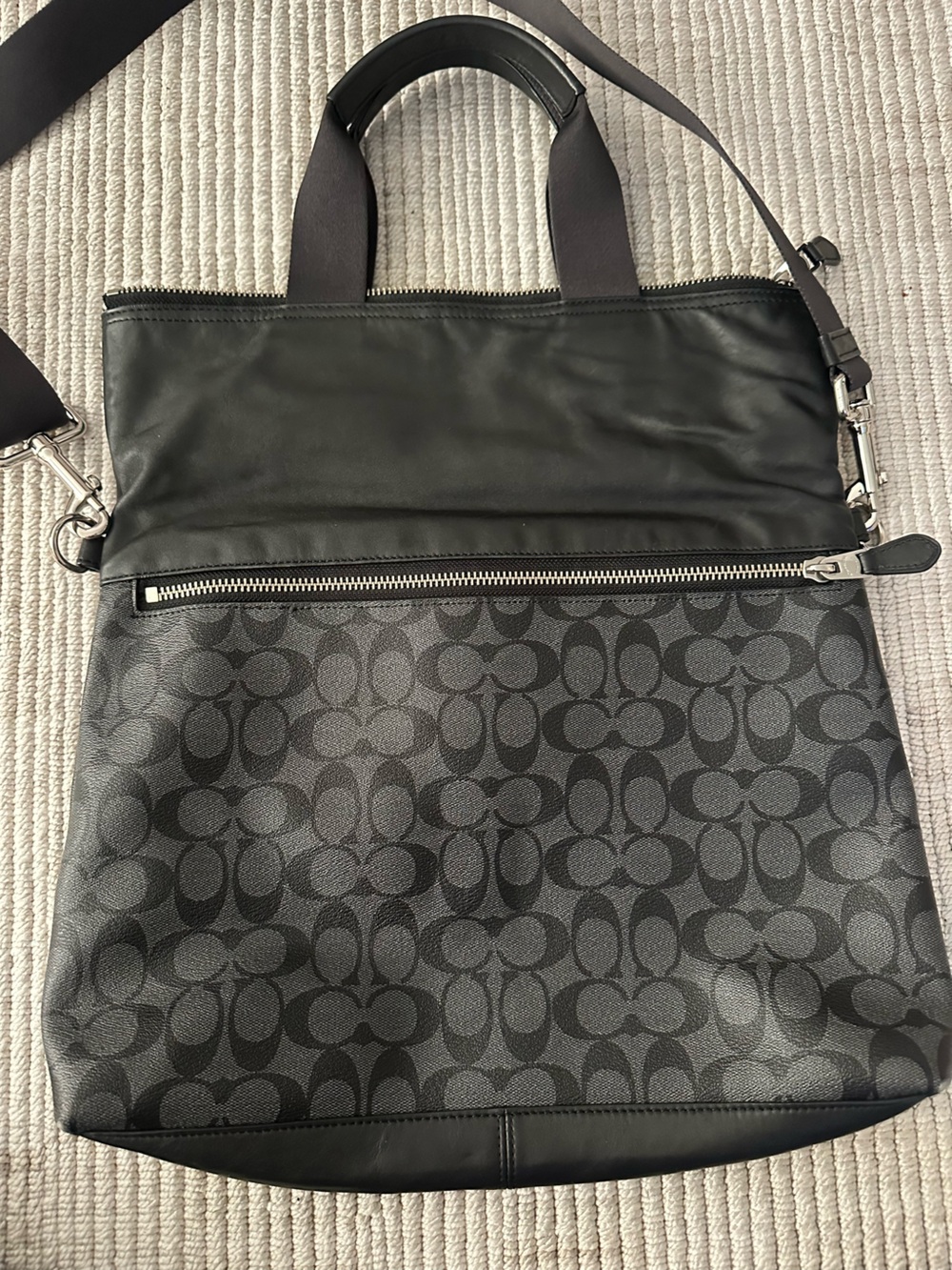 Coach Black Computer Bag